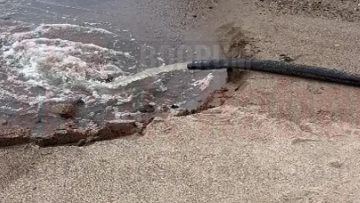 Denize  Kaçak Atık Suyu Boşaltıyorlar