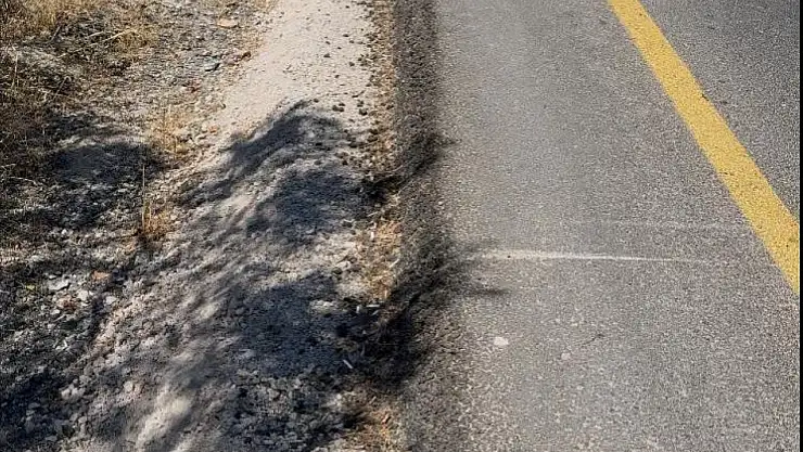 Dereköy - Gümüşlük yolu tehlike saçıyor !