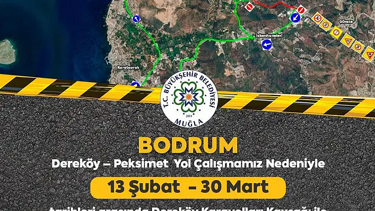 Dereköy-Peksimet Yolunda Asfalt Çalışması: Alternatif Rotalar Açıklandı