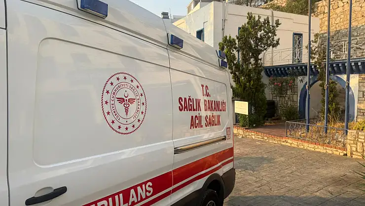 Motosikletin hakimiyetini kaybeden sürücü kaza yaptı