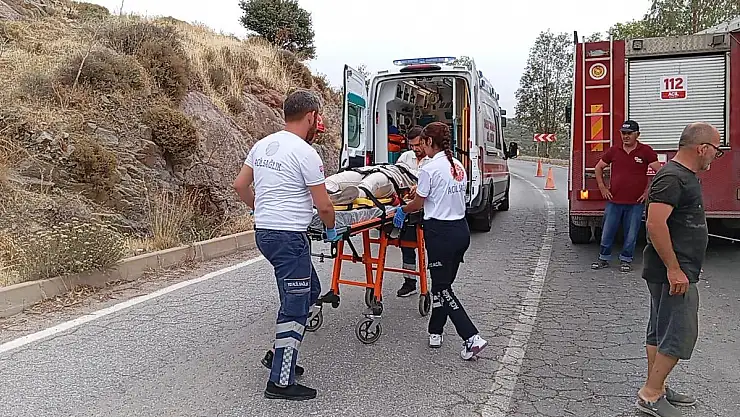 Direksiyon Hakimiyetini Kaybedip Kaza Yaptı, 2 Yaralı
