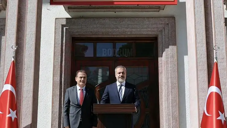 Dışişleri Bakanı Fidan Muğla'da