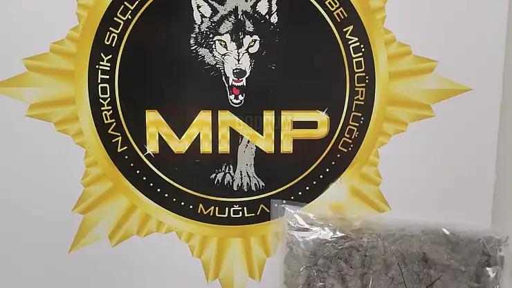 DURDURULAN TAKSİDE 1 KİLO SKUNK ELE GEÇİRİLDİ