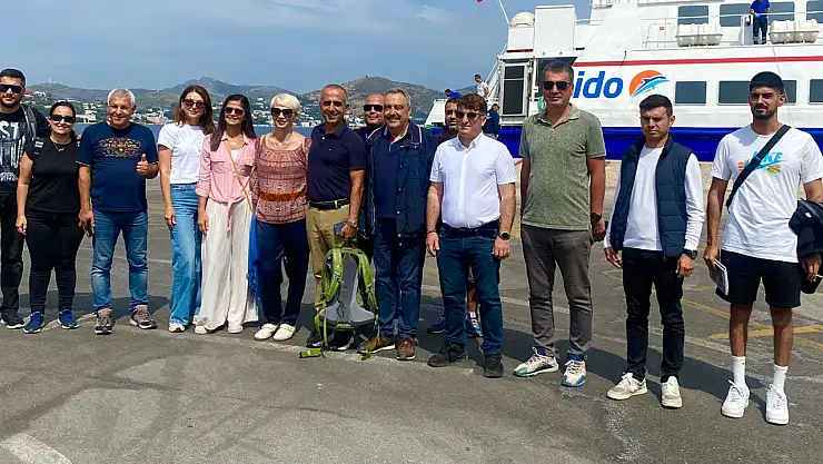 Ege'de turizm köprüsü: İlk feribot seferi gerçekleştirildi