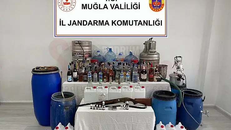 Ekiplerce, Onlarca Litre Sahte İçki Ele Geçirildi