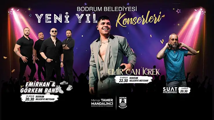 Emir Can İğrek ile Bodrum'da Yeni Yıl Coşkusu bu