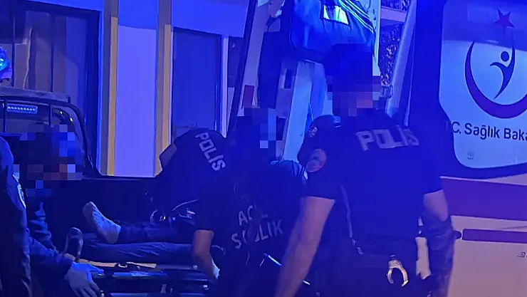 Evde başlayan tartışma hastanede son buldu