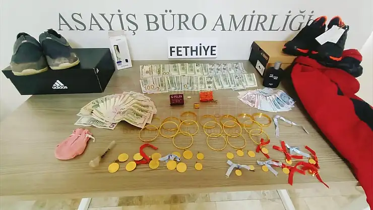 Evden Hırsızlık Yaptığı Belirlenen Şüpheli Fethiye'de Yakalandı
