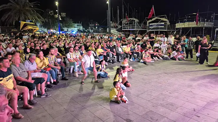 Fenerbahçe'nin Şampiyonluğu Bodrum'da Coşkuyla Kutlandı