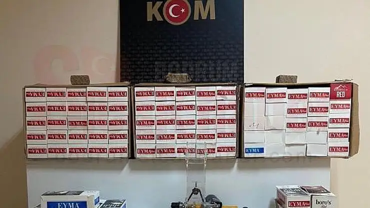 Fethiye'de Sahte İçki ve Makaron Yakalandı