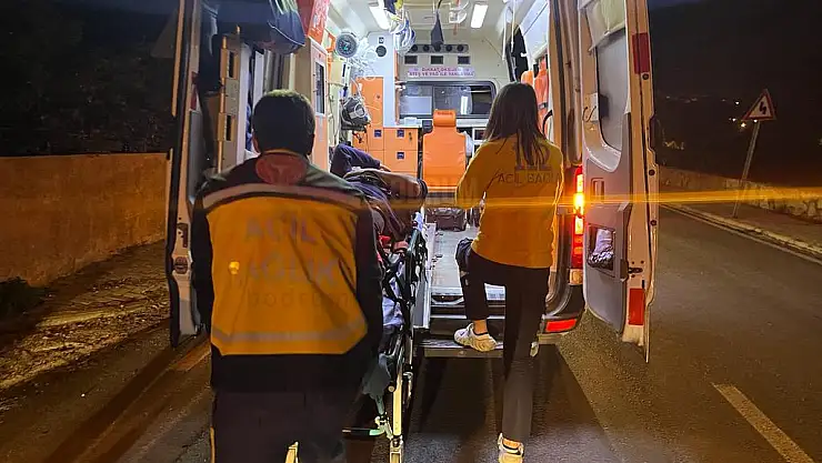 Gidon Hakimiyetini Kaybeden Genç Düşüp Yaralandı