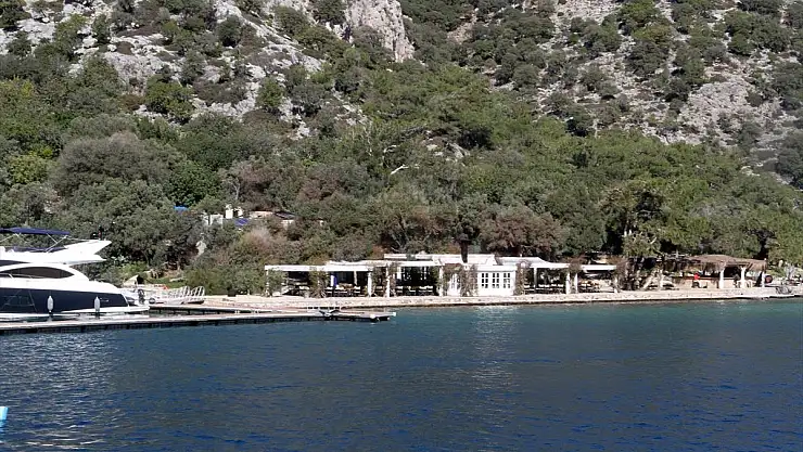 Göcek koylarında kaçak yapılaşma olduğu iddiası...