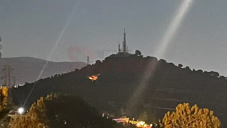 Göktepe Mevkiinde Yangın Çıktı