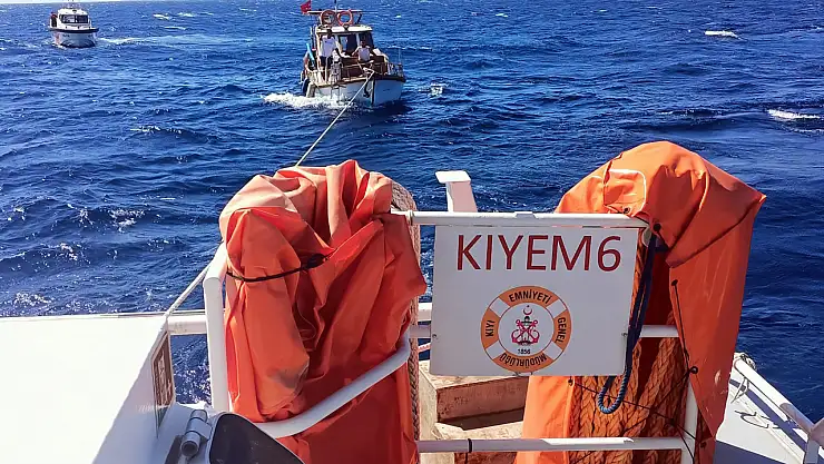 Gümbet açıklarında tekne alarmı