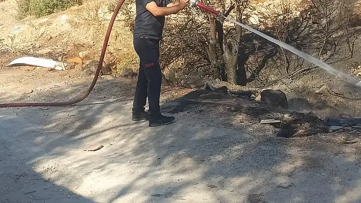 Gümbet Makilik Alanda Yangın