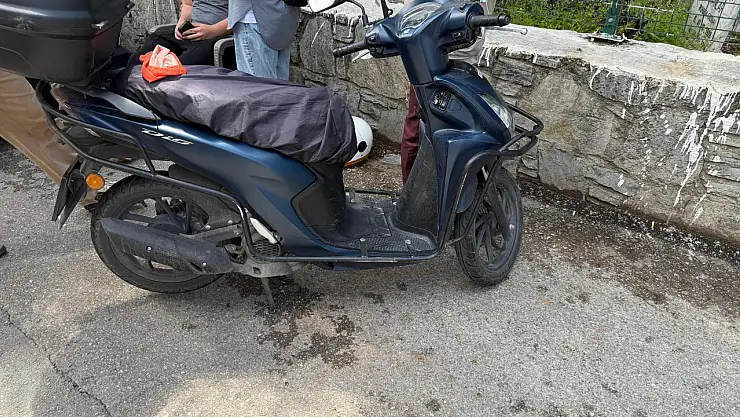 Gümbet'te Zincirleme Kaza: Motosiklet Sürücüsü Yaralandı