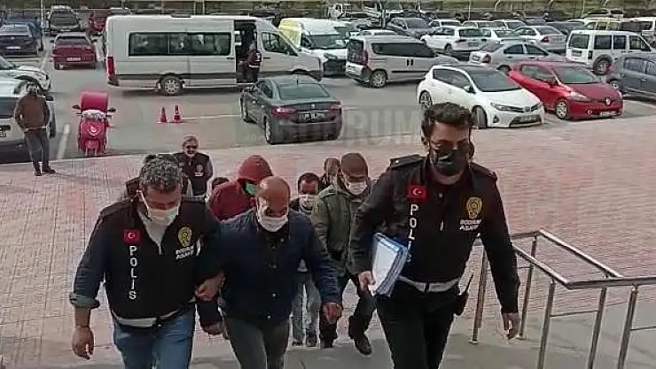 Gümbet'te Meydana Gelen Bıçaklı Kavgada Gözaltına Alınan 12 Şüpheli Adliyeye Sevk Edildi