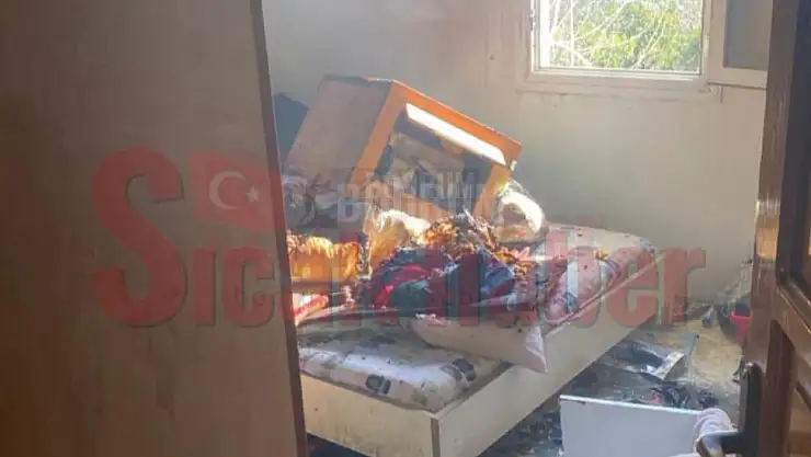 Gümüşlükte Çıkan Yangın Korkuttu..