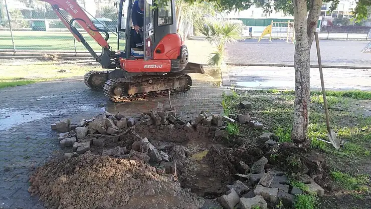 Haberimiz Üzerine Kaçak Su Sorunu MUSKİ Ekiplerince Giderildi