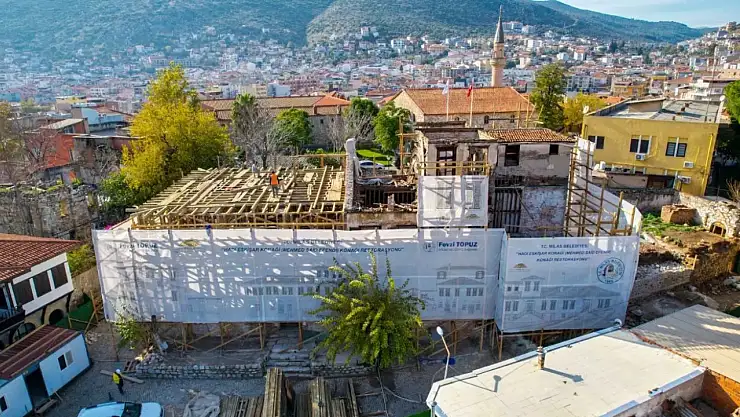 Hadi Eskişar Konağı'nda restorasyon çalışmaları hızla ilerliyor