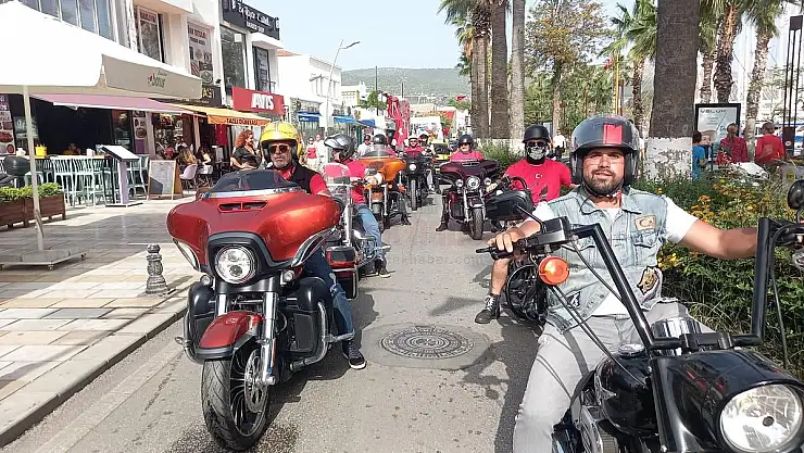 Harley Davidson Tutkunları 19 Mayıs'ı Bodrum'da Kutladı