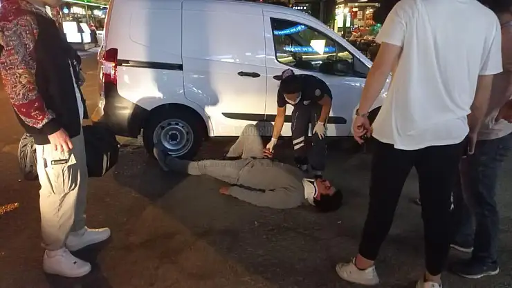 Hatalı Dönüş Yapınca Motosiklet Sürücüsüne Çarpıp Yaraladı