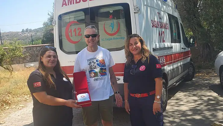 Hayatını Kurtaran 112 Sağlık Ekiplerine Teşekkür Etti