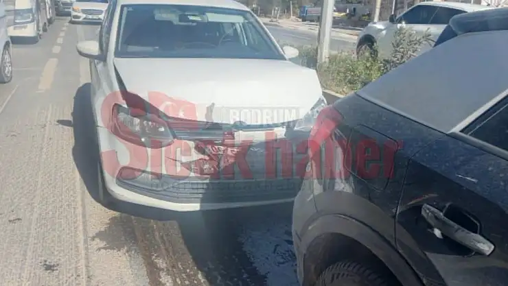 Hızını Alamadı, Arkadan Çarptı...