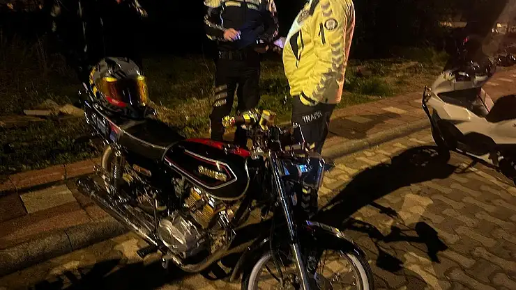 Huzuru Bozan Motosiklet Sürücüsü Yakalandı