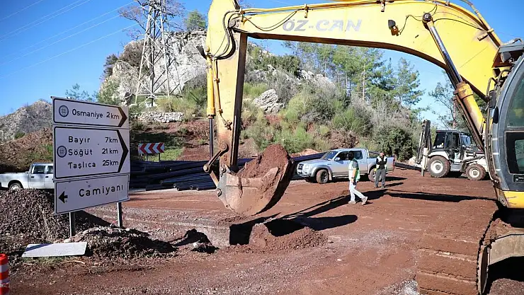 İçmeler Osmaniye İçme Suyu Hattı Tamamlandı