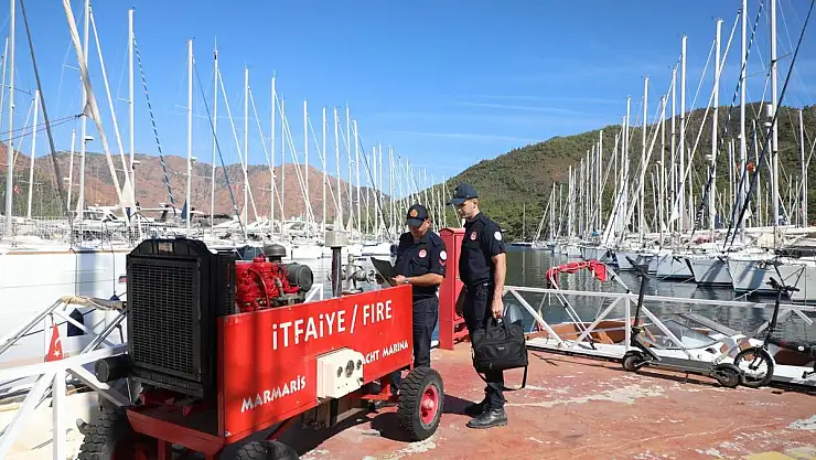 İl Genelinde Kıyı Tesislerinde Kapsamlı Yangın Denetimi