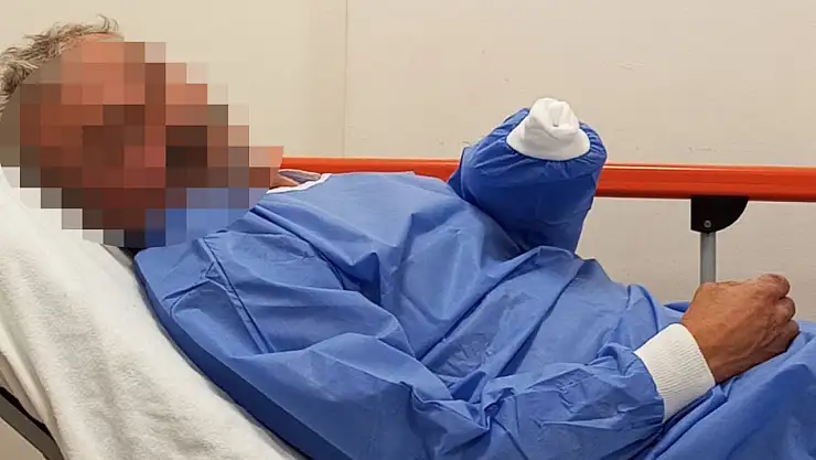 İş kazasında parmağını kaybetti