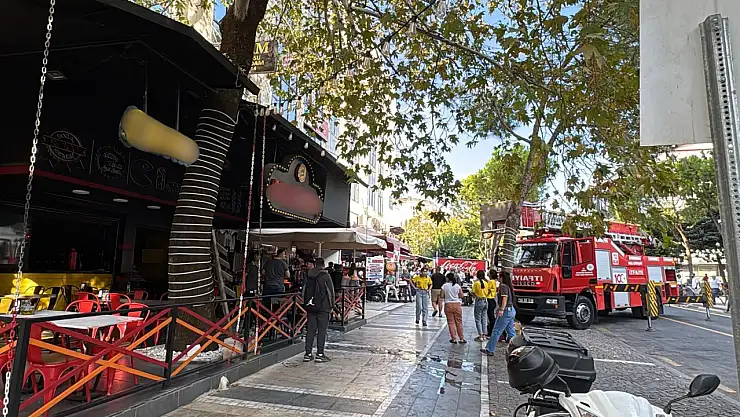 İş yerinde çıkan yangın korkuttu !