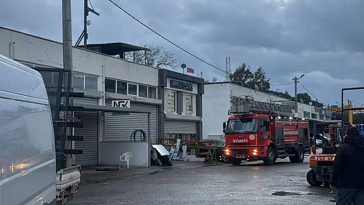 İşçilerin Kaldığı Yerde Yangın Çıktı