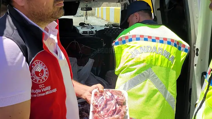 Jandarma  300 Kilo Kaçak Et Yakaladı