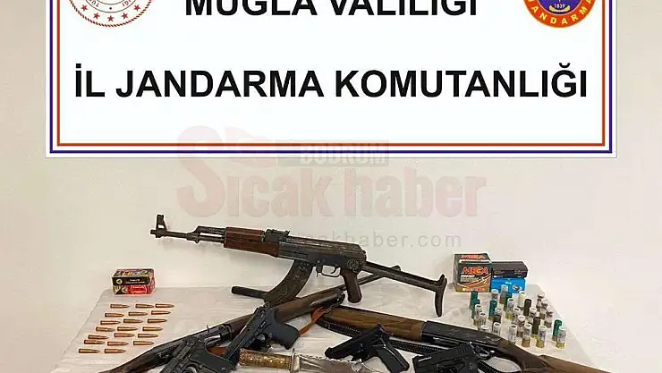Jandarma Ekipleri Onlarca Silah Satmaya Çalışan Şahısları Yakaladı