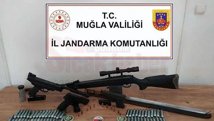 Jandarma Ekiplerince Çok Sayıda Silah Ele Geçirildi