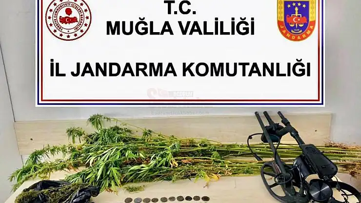 Jandarmadan Uyuşturucu ve Tarihi Eser Operasyonu
