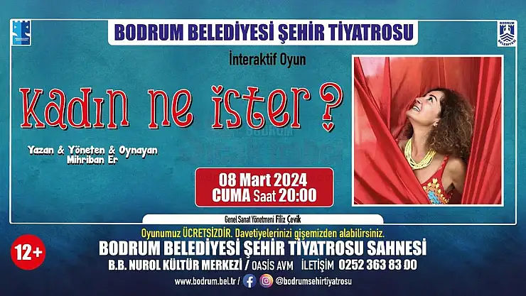 'Kadın ne ister?' Oyunu Sahneleniyor