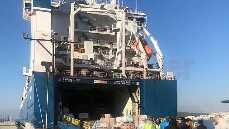 Kargo Gemisi Bodrum'a da Uğrayıp Mersin'e Hareket Etti
