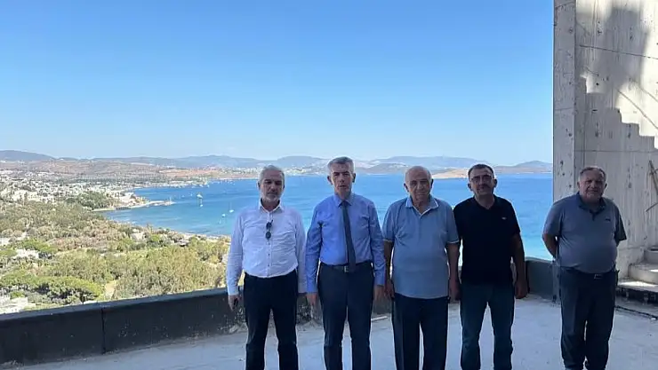 Kaymakam Ali Sırmalı'dan cami ve okul projelerine inceleme