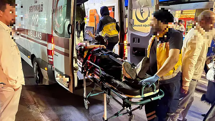 Kaza anı güvenlik kamerasına yansıdı