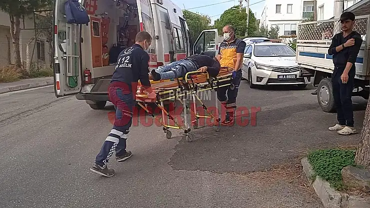 Kaza Anı Güvenlik Kamerasından An ve An Görüntülendi 1 Kişi Yaralandı