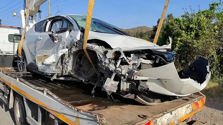 Kaza Anı Kameralara Yansıdı!