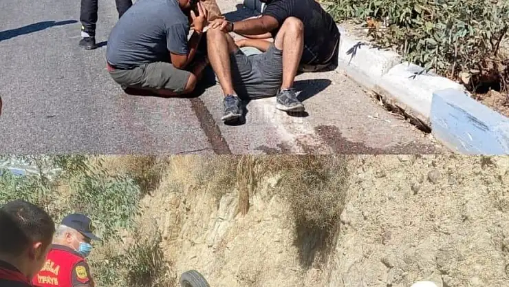 Kaza Yapan Aracı Çekerken Az Kalsın Canından Oluyordu.