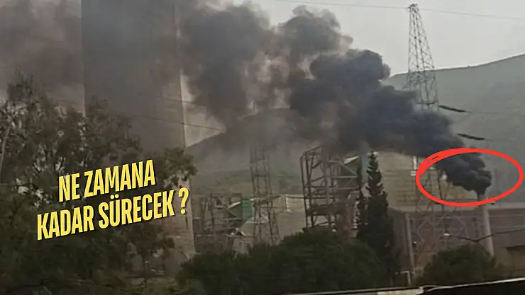 Kemerköy Termik Santrali Yine Çevreyi Kirletiyor!