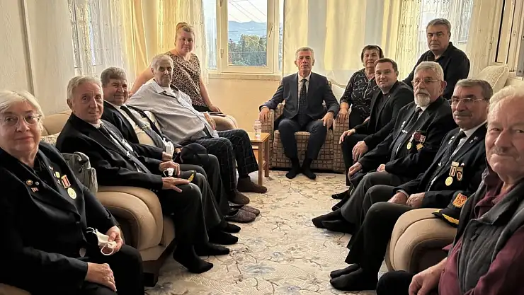 Kıbrıs Gazisi Ali Delice'ye geçmiş olsun ziyareti