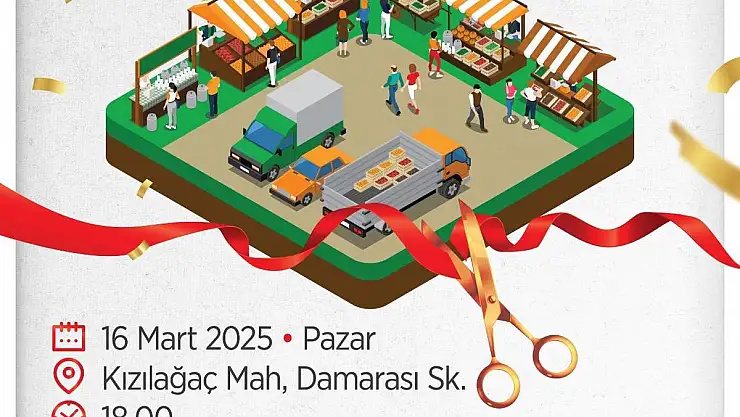 Kızılağaç'ta Pazar Yeri Açılışı ve İftar Buluşması