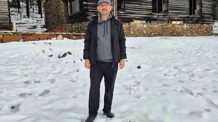 Köyceğiz'e mevsimin ilk karı düştü