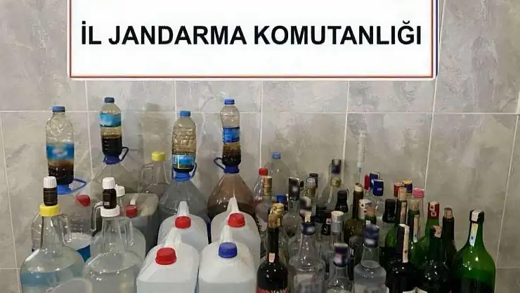 Litrelerce Sahte İçki Ele Geçirildi